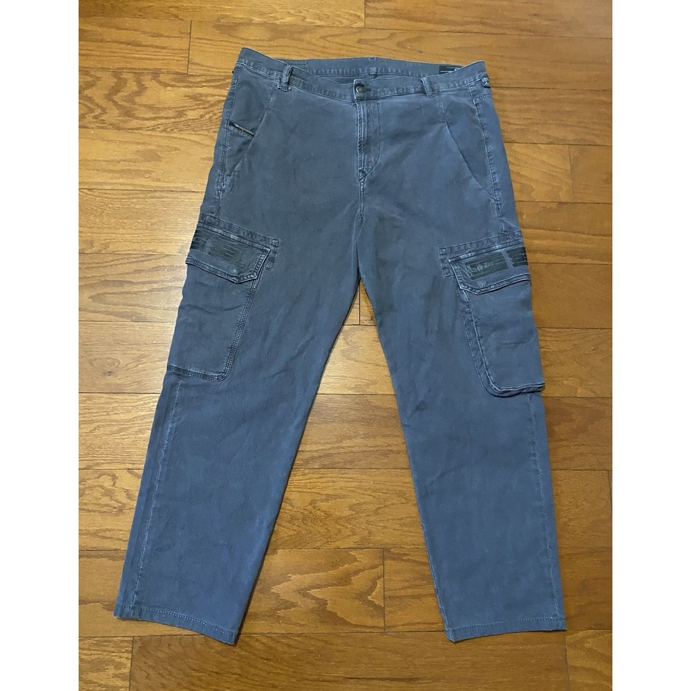 DIESEL D-Krett 069RJ Men's Jeans 38‎ Jogg Blue Cotton Stretch Cargo Pants Jeans